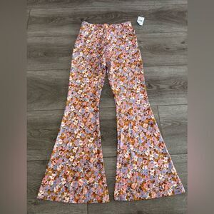 Billabong juniors Floral Bell Bottom Pants